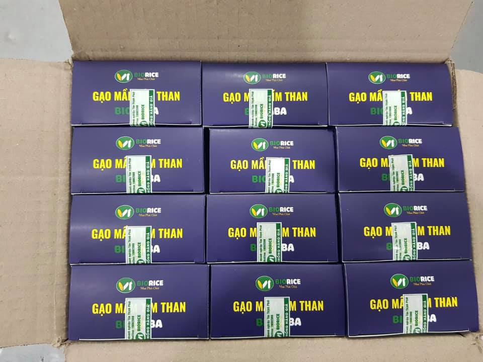 10 Hộp Gạo Mầm Tím Than*1kg